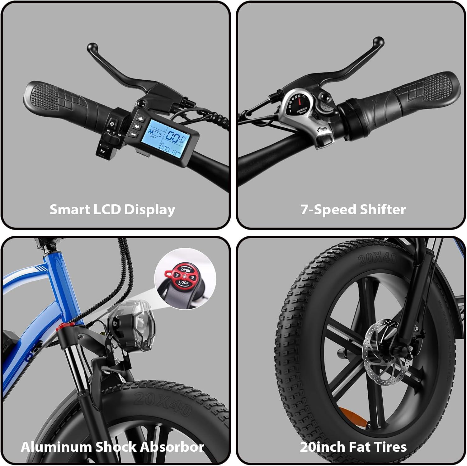 Exploring Our Commutes with the 48V Fat Tire E-Bike